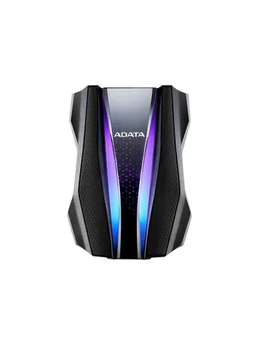 ADATA HD770G - Externe Festplatte - 1TB - Rot - Externe Festplatte mit 1 TB Speicher, 256-Bit-AES-Verschlüsselung für maximale Datensicherheit, ideal für unterwegs.