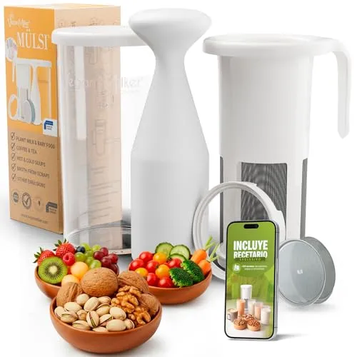 Vegan Milker Pflanzenmilchbereiter – 1L Mandel-, Soja- und Reismilch in 1 Minute