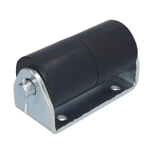 SAMETRUCK Rammpuffer Gummipuffer Rolle doppelt Halterung Anhänger LKW Heck 200x120x100,5mm