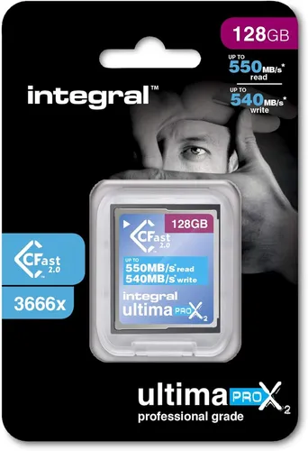 Integral Memory 128GB CFast Karte 2.0 High Performance, INCFA128G-550/540