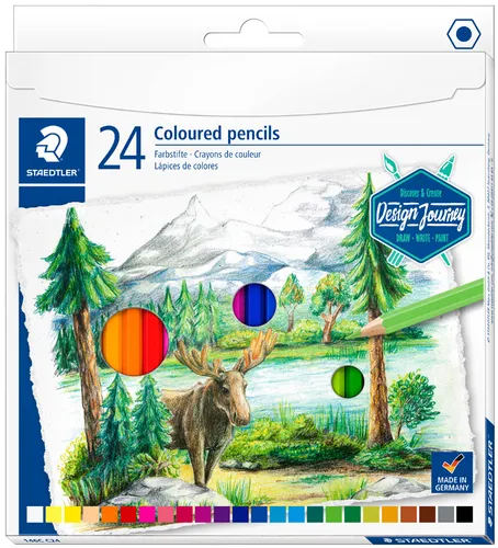 STAEDTLER Buntstift Design Journey 24er Kartonetui