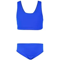 Aquarti Bustier-Bikini Aquarti Mädchen Sport Bikini Racerback Bustier & Bikinislip blau 164