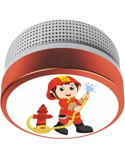 Elro Kinder Rauchwarnmelder 10 Jahres Batterie Feuerwehrmann EN14604 Neu Ovp