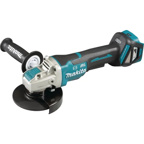 Makita DGA519Z Akku-Winkelschleifer X-Lock 125mm 18V - Schleifmaschinen mit X-Lock für schnellen Werkzeugwechsel, bürstenlosem Motor für hohe Ausdauer und Sicherheitstechnologien für ein sicheres Arbeiten.