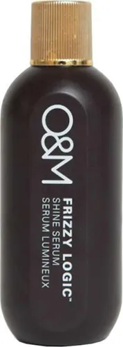O&M Frizzy Logic Shine Serum 50 ml - Glanz und Pflege für Ihr Haar - Haarserum mit Kokos- und Macadamia-Öl, das das Haar beruhigt, geschmeidig macht und vor Feuchtigkeit schützt. Verleiht intensiven Glanz und Festigkeit, ohne zu beschweren.