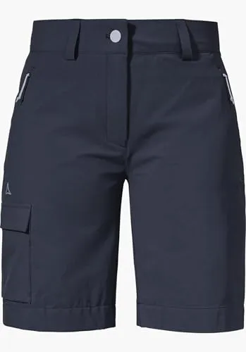 Schöffel Damen Kitzstein Shorts 3XL - Blau - Wanderhosen, wasserabweisend und mit verstellbarem Bund für optimalen Tragekomfort bei Outdoor-Aktivitäten.