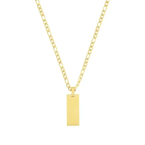 Joop! Kette mit Anhänger aus Edelstahl, 60 cm, Gold - Unisex Halsschmuck aus hochwertigem Edelstahl, kommt in einer eleganten Geschenkbox – das perfekte zeitlose Geschenk für Stilbewusste.