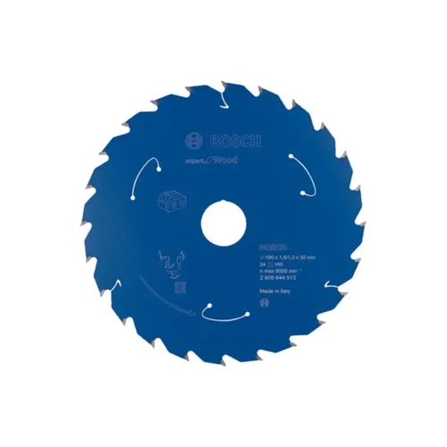 Bosch Kreissägeblatt Expert for Wood 190mm, 24 Zähne