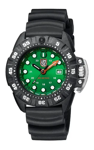 Luminox Herren XS.1567 Scott Cassell Tief Taucher Uhr - Armbanduhren – Robuste 45mm Quarz Uhr für Taucher, wasserdicht bis 200m mit kratzfestem Saphirglas und Gummiarmband für höchsten Tragekomfort.