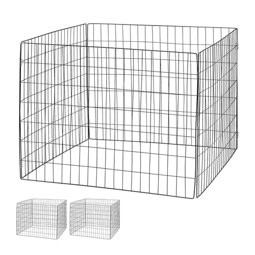 Metall Drahtkomposter 560 L - Schwarz - Kompostbehälter aus robustem Stahl, ideal für die schnelle Kompostierung von Gartenabfällen. Mit 567 L Kapazität bietet er viel Platz für Ihre Bioabfälle.