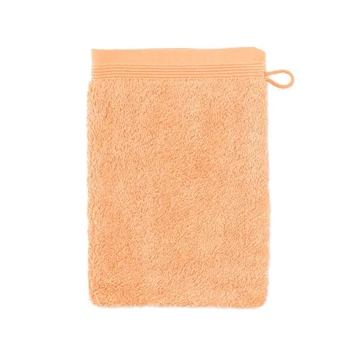 Möve Superwuschel Waschhandschuh 20 x 15 cm aus 100% Baumwolle, Peach Fuzz