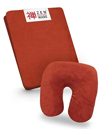 Zen – Spannbezug für Massageliegen & Kopfstützen – weiches Frottee-Spannbetttuch für Kosmetik-, Therapie- & Behandlungsliegen – Liegenbezug waschbar bei 60° – Massage-Zubehör (Terrakotta)