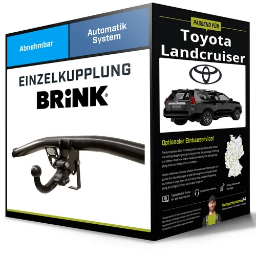 Produktbild Abnehmbare Anhängerkupplung für TOYOTA Landcruiser J15 (10.2009-heute)