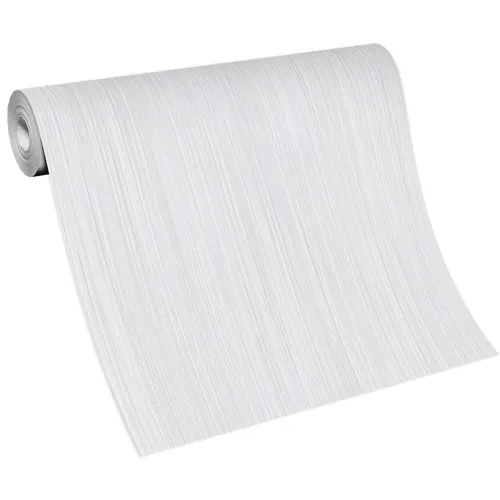 Vliestapete - hellgrau - 10 Meter