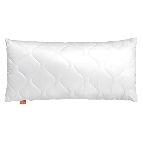 Produktbild sleepling Kopfkissen 50x80 cm, Allergiker Kissen, waschbar, Made in EU, Oeko-TEX, langes Schlafkissen 50 x 80, Bettkissen, Pillow, Basic 100