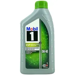 MOBIL 1 ESP X4 0W-40 [5L] Motoröl - Hochleistungs-Motoröl für PKW, ideal für moderne Benzin- und Dieselmotoren, bietet hervorragenden Schutz und Effizienz dank der API-Spezifikationen und Herstellerfreigaben.
