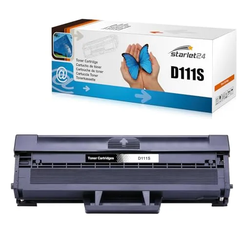 Produktbild Starlet24 1x MLT-D111S Toner Kompatibel für Samsung D111S MLT- D111S MLT-D111L Tonerkartusche als Ersatz für Xpress M2070 M2070W M2026W M2026 M2020 M2070FW M2022W M2022 M2020W M2070F (Schwarz)