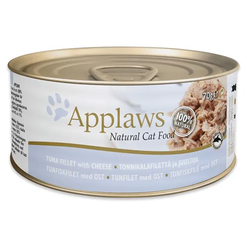 Applaws Cat Thunfischfilet & Käse 156g - Katzenfutter mit hochwertigem Thunfischfilet und cremigem Käse, ideal für verwöhnte Katzen und gesunde Ernährung.