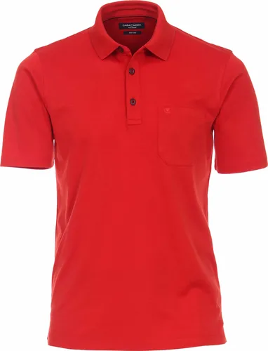 CASAMODA Poloshirt rot L - Sportliches Poloshirt in lebhaftem Rot, ideal für Freizeit und Sport. Hergestellt aus einer hochwertigen Baumwoll-Polyester-Mischung für besten Tragekomfort. Größe L, mit klassischem Polokragen und Kurzarm.