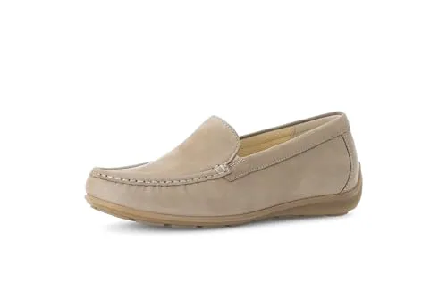 Gabor Damen Mokassins, Frauen Slipper, Mokassins,modisch,Passform,Comfort,wechsel-Fussbett,Optifit,Hovercraft,atmungs-aktiv,f,Silk,35.5 EU / 3 UK