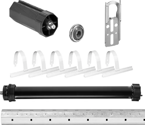 Komplett-Set | P5 40/15-60 inkl. Mechanik-Set | 40Nm = Zugkraft bis 90Kg | 60mm Achtkant Welle |Wellenlänge 350 cm | Rolladenmotor, Rolladenantrieb