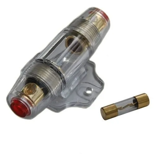 KFZ Auto Car HiFi Sicherungshalter & Sicherung AGU für Endstufe Verstärker vergoldet inkl. 60A