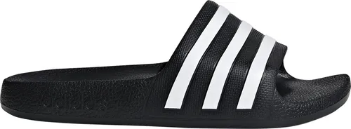 Adidas Adilette Badeschuhe, Unisex-Erwachsene, Schwarz - Dusch- & Badeschuhe mit dämpfendem Cloudfoam Fußbett für besten Komfort und optimale Griffigkeit dank gemusterter Laufsohle. Ideal für den Einsatz nach dem Sport oder im Wellnessbereich.