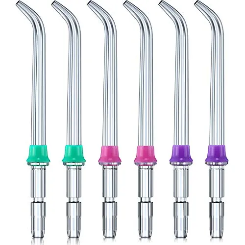 Ersatz Klassisch Jet Tipps Zahnärztlich Wasser Jet Düse Zubehör für Wasserpik Wasser Flossers (Wie WP-100) und Andere Mundduschen (6 Stücke)
