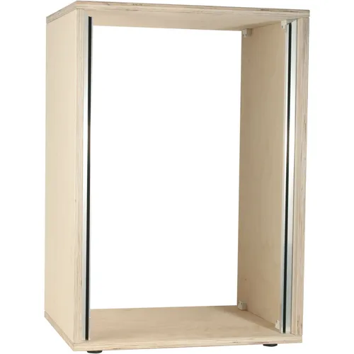 MUSIC STORE Studiorack 16HE Birke MP - Kompaktes 16HE Rack aus 18mm Multiplex für den professionellen Einsatz. Höhenverstellbare Aluminiumschienen und abnehmbare Gummifüße bieten Flexibilität. Schnell und einfach im Aufbau, inklusive Rackschrauben und 3 Jahre Garantie.