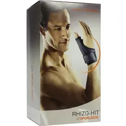 Rhizo-HIT Classic Daumenorthese Größe M Schwarz 07605 - Orthopädische Schiene für stabilen Halt und Schmerzlinderung, ideal für Verletzungen und Beschwerden im Daumenbereich.