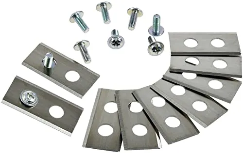 9x Ersatz-Messer Klingen/Schneid-Klingen für Mähroboter Worx Landroid M1000i WG796E.1