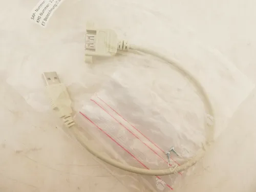 USB 2.0 Slotblechadapter, 1xUSB / Typ A Stecker und Slotblechbuchse (21-12-22-15