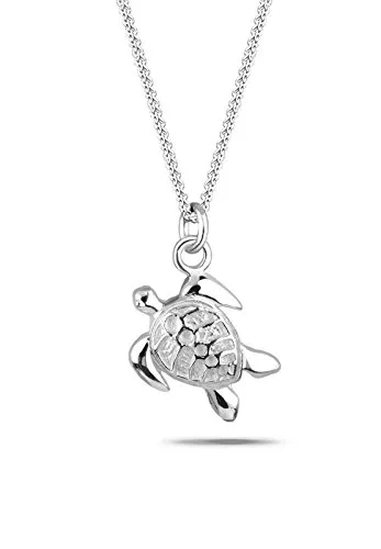Elli Kette mit Anhänger Schildkröte 925 Silber von Elli