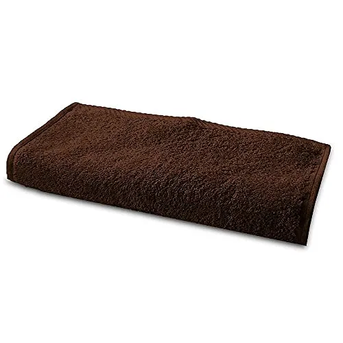 Lanudo® Luxus Waschlappen/Waschtuch 600g/m² Pure Line 30x30 cm. 100% feinste Premium Frottier Baumwolle in höchster Qualität. Waschlappen, Waschtücher. Farbe: Braun/Nude