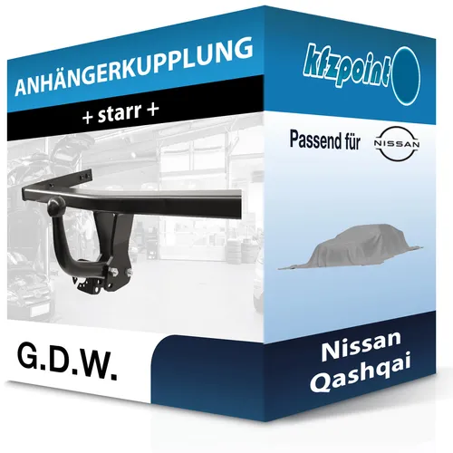 Produktbild Nissan Qashqai I/I +2 Anhängerkupplung starr von G.D.W.