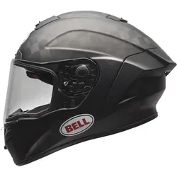 Bell Pro Star FIM Integralhelm - Matt-Schwarz - M - Motorradhelm mit FIM-Homologation, innovativem Velocity Flow Belüftungssystem und antibakterieller Virus CoolJade Innenauskleidung für optimale Kühlung und Komfort.
