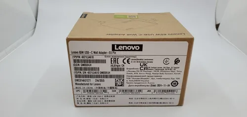 Lenovo Notebook-Netzteil AC Portable 60W - KABEL & ADAPTER – Leistungsstarkes 60W Netzteil für Lenovo Notebooks und Tablets mit USB-C, ideal für schnelles Laden zu Hause, im Büro oder unterwegs.
