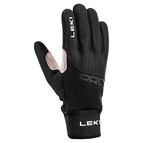 LEKI PRC Premium ThermoPlus Handschuhe, Black-Sand, EU 8