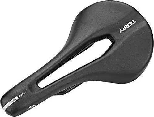 Terry Herren Fly Arteria Fahrradsattel, Black, 9-12 cm - Fahrradsattel mit Comfort Foam Polsterung für maximalen Fahrkomfort, ideal für Sitzknochenabstand von 9-12 cm und nur 255g leicht.