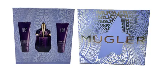 Thierry Mugler Duft-Set Alien Geschenkset, 3-tlg. - Nachfüllbar - Duft-Sets mit feminin-sinnlichem Duft, bestehend aus Eau de Parfum, Body Lotion und Duschgel. Ideal für stilvolle Geschenke, mit nachfüllbarem Flakon für nachhaltigen Genuss.