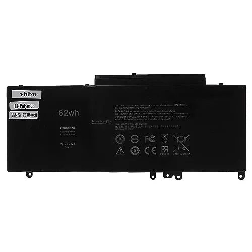 vhbw Akku kompatibel mit Dell Latitude E5250, E5270, E5450, 3150, 3160, E5450 15.6, 15 5000 Notebook (8100 mAh, 7,6 V, Li-Polymer)