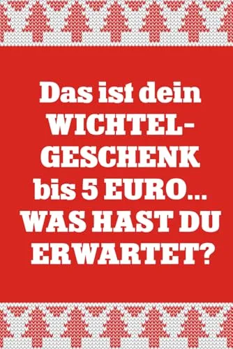 Produktbild Wichtelgeschenk Notizbuch für Weihnachten