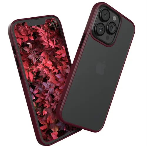 Für Apple iPhone 13 Pro Handyhülle Silikon Bumper Case Schutz Cover Tasche Rot
