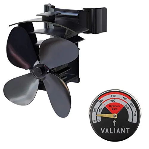 Valiant Magnetischer Ofenventilator und magnetisches rotes Thermometer-Pack, FIR628