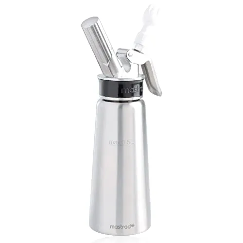 Mastrad Sahnebereiter Edelstahl Siphon Pro Whipper