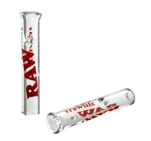 RAW Slim Glas Tips Round ø6mm Zigarettenfilter Drehen Glastip Filter Mundstück