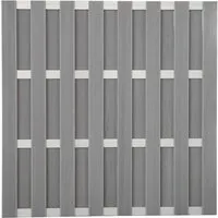GroJa Merano Fertigzaun 180 x 180 cm grau