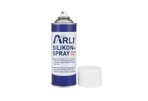 ARLI Silikon Silikon Spray 400ml Universelles Gleitmittel, Silikonspray, Gebrauchsfertig, (1er Set, 1-tlg., einzeln), Trennmittel Schmiermittel Schutzmittel