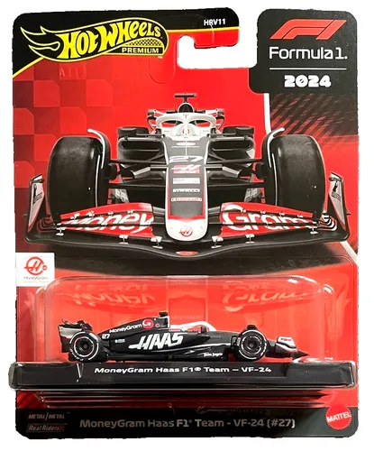 Hot Wheels MoneyGram Haas F1 Team VF 24 #27 Modellauto Formula Formel One 2024