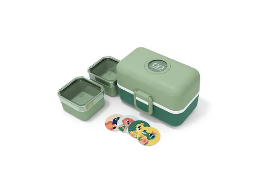Monbento Lunchbox Kinder TRESOR 16 x 9,2 cm Grün von Monbento